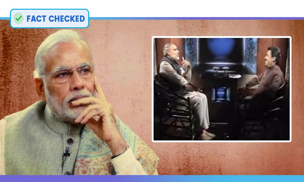 Fact Check: Tampered Video On PM Modis Education Taken Out Of Context