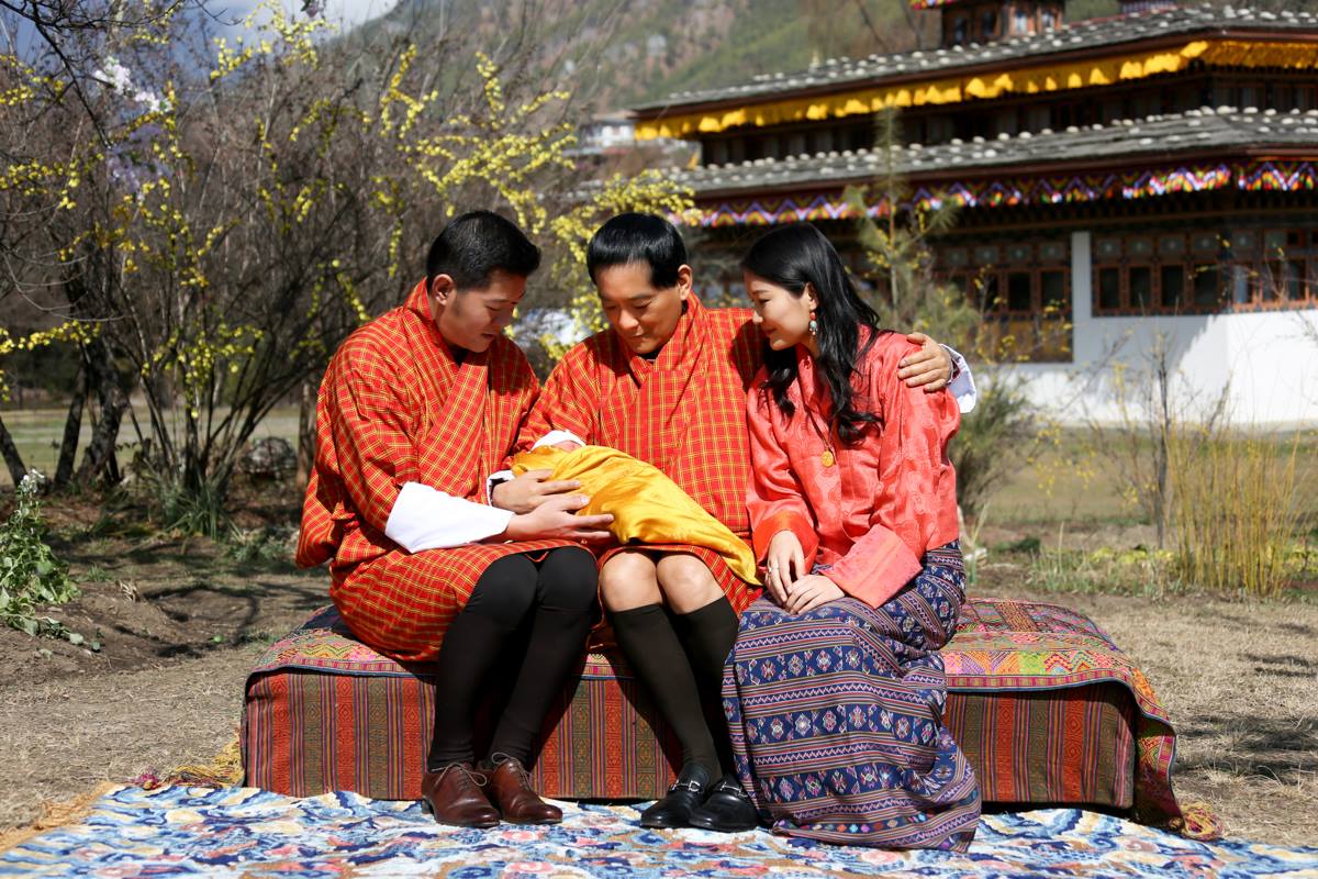 This Is How The King & The Queen Of Bhutan Celebrated The Newborn Prince