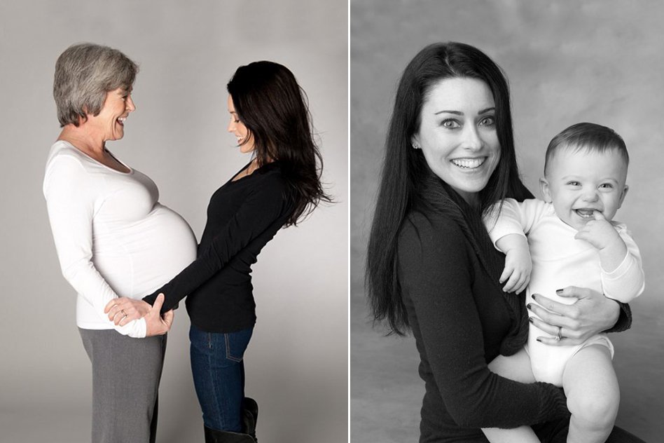 Photo Album: The Heart- Warming Story Of A 61-Yr-Old Who Became A Surrogate For Her Daughter