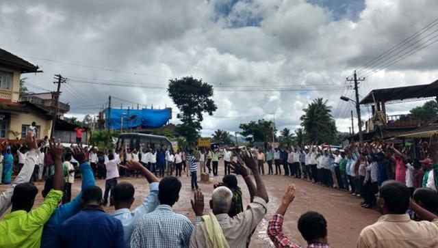 Karnataka: Dalits Protest Against Thrashing Of Five Dalit Men By Bajrang Dal Activists