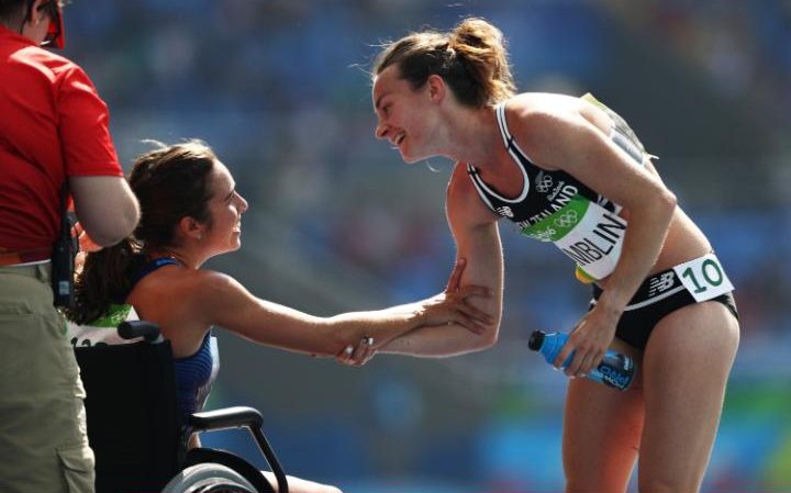 On Her Crusing Olympic Dream, She Stops To Help Her Collapsed Rival