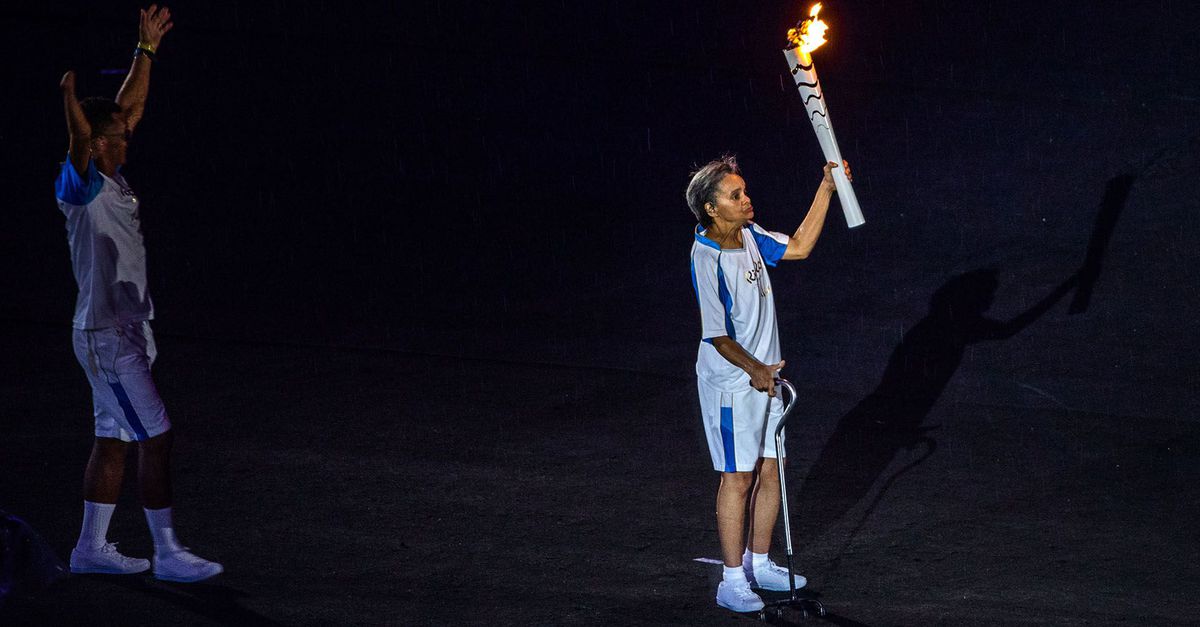 [Watch] Former Paralympic Gold Medalist Shows The Spirit Of Game: Finishes Torch Bearing Ceremony After Falling