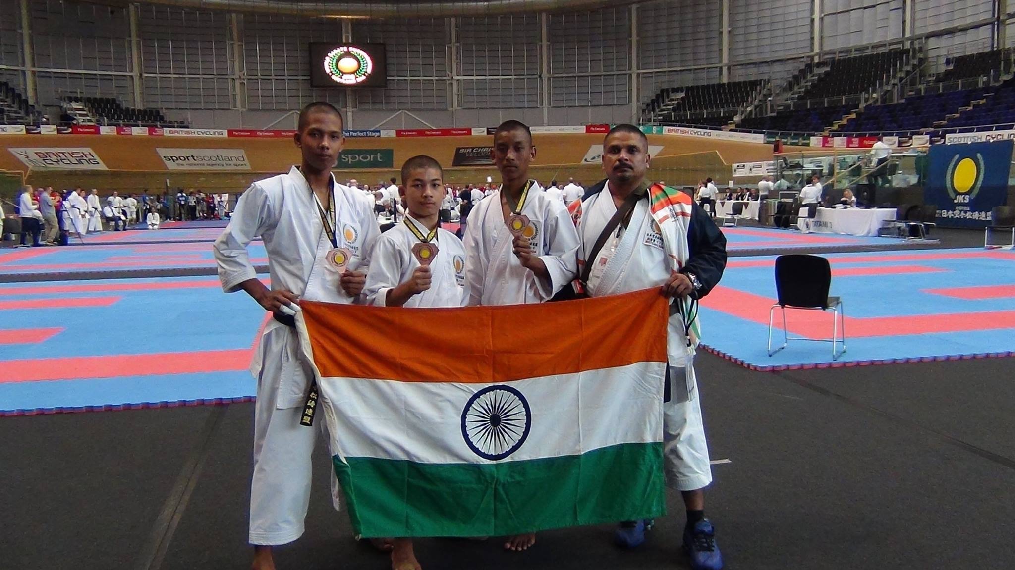 Team From Kerala Wins Gold And Bronze At JKS World Shoto Karate Do