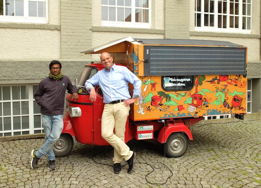 The Journey Of A Man Who Travelled From India To London In A Solar Powered Auto Rickshaw