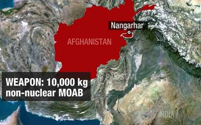US Drops Largest Non-Nuclear Bomb On Afghanistan