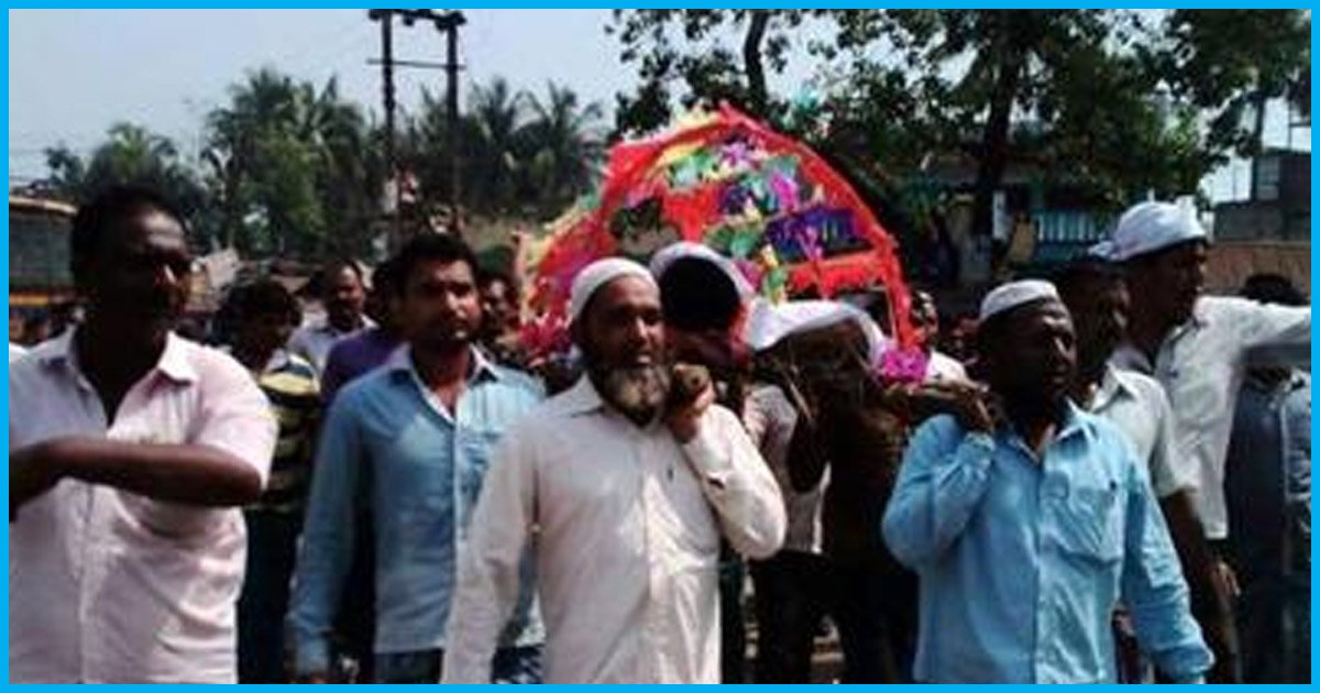 In A Show Of Unity, Muslims Cremate Hindu Youth With Full Rites & Honours In Malda