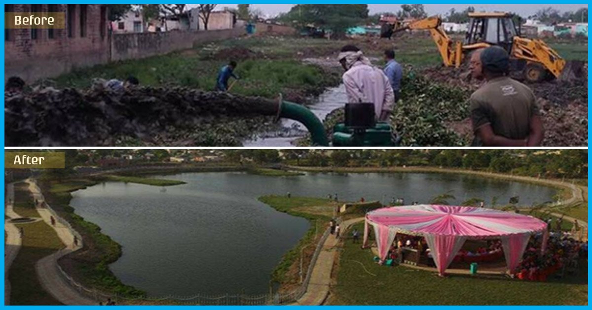 Ambala Cantonment Board Transforms Dumping Ground Into A Perennial Lake
