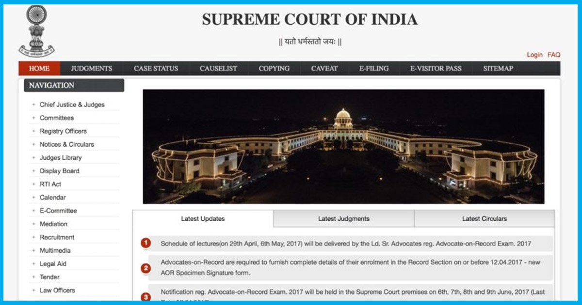 New Website Of Supreme Court Launched, Will Make Information More Accessible To Citizens