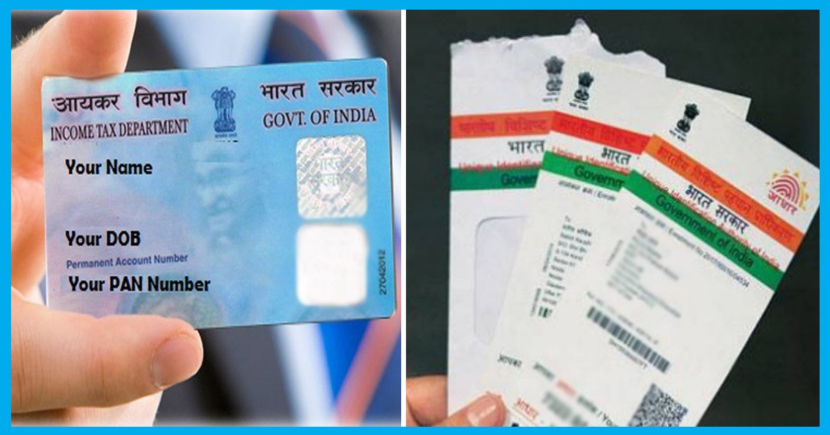 Income Tax Department Launches Online Facility To Correct Aadhaar Card And PAN Card Details
