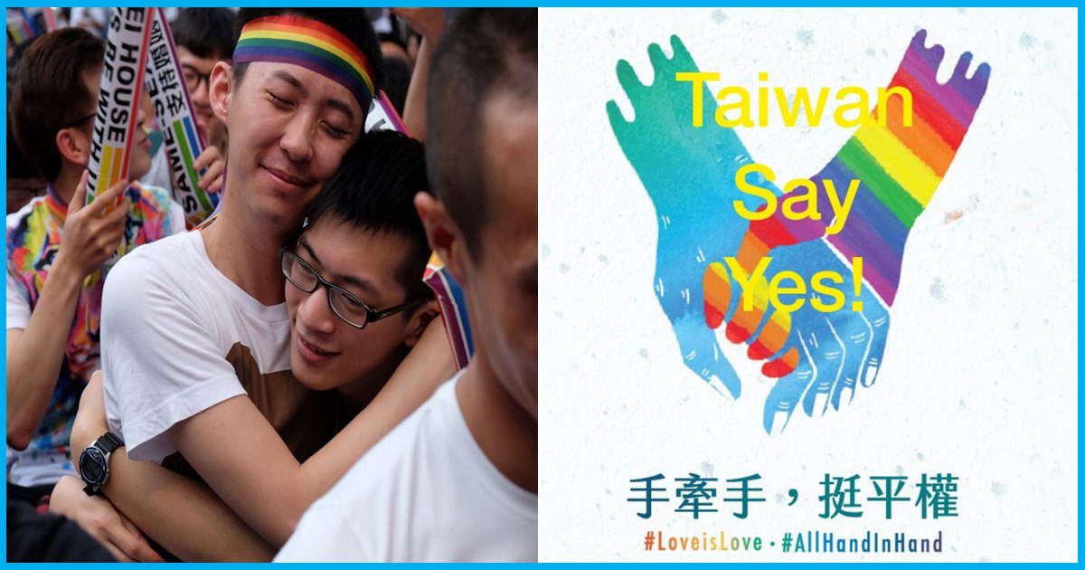 Taiwan Makes History By Becoming First Asian Country To Legalise Same-Sex Marriage