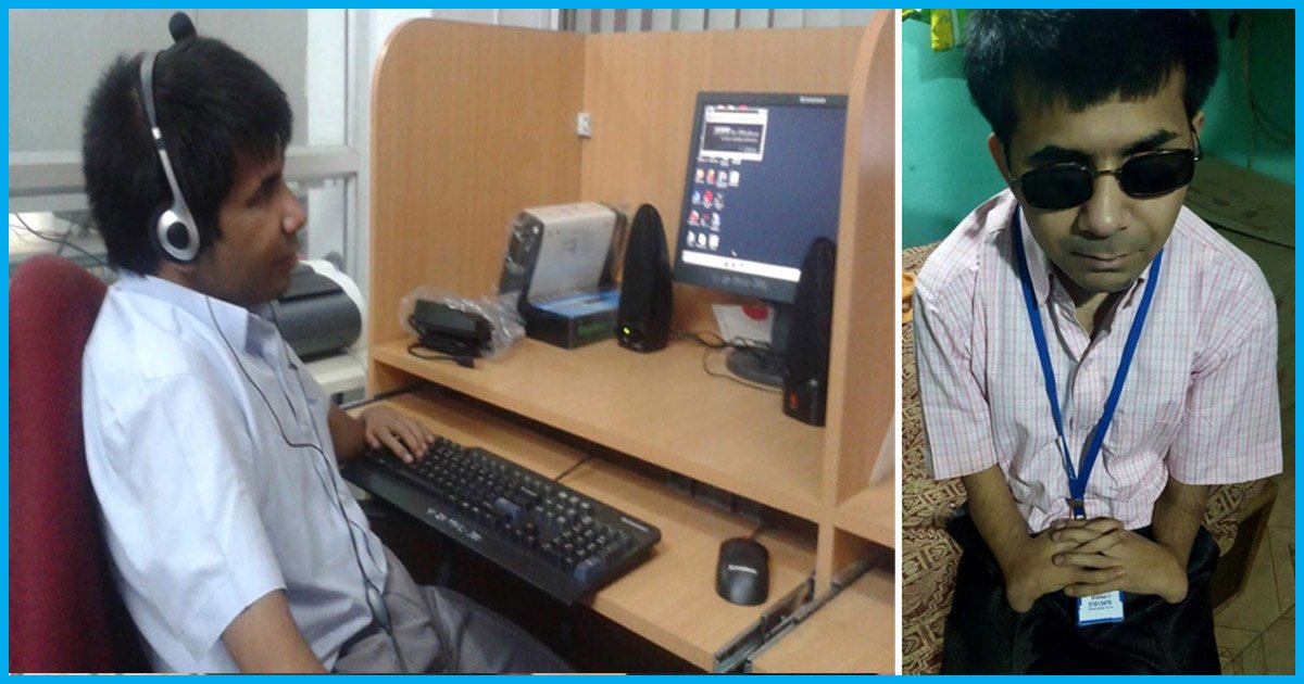 This 29-Yr-Old Visually Impaired Man Is Trying To Make Technology Accessible To The Differently-Abled