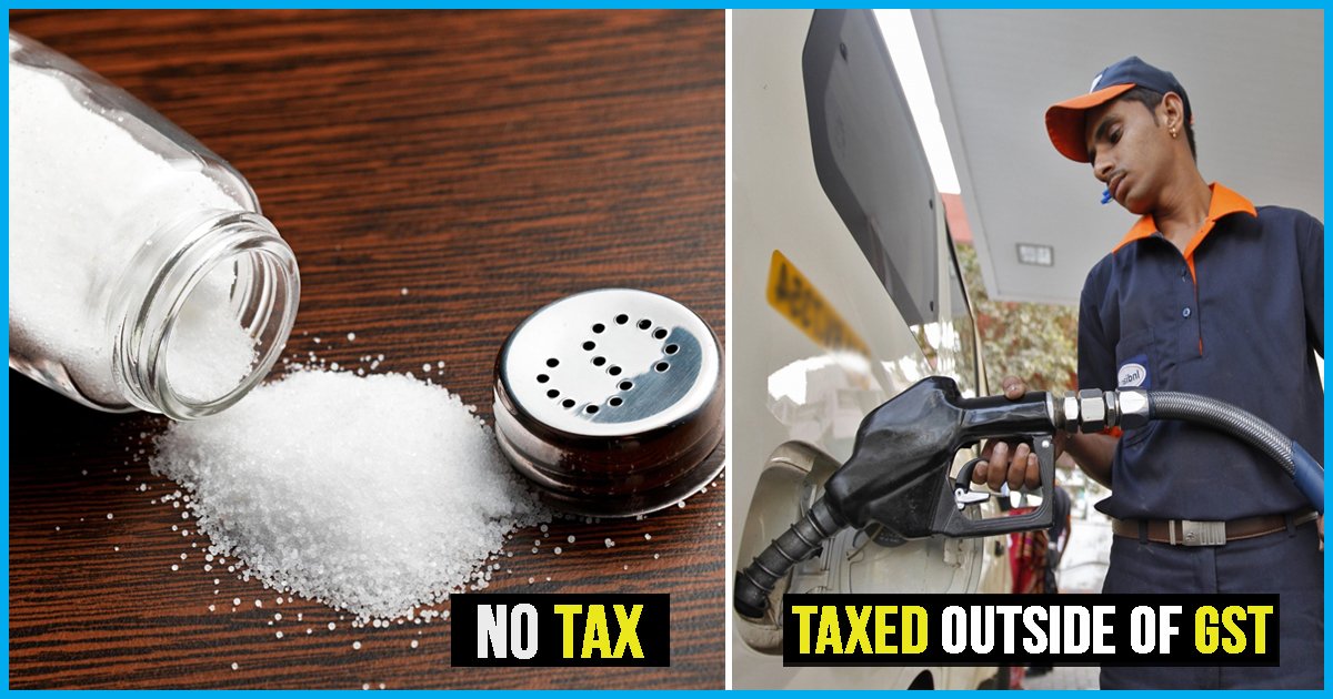 Here Are The Items Taxed Separately Outside Of GST Or Are Exempted