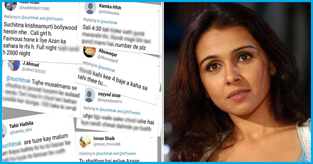 Suchitra Krishnamoorthi Files A Case Of Twitter Abuse Over Her Azaan Comments, 4 Booked
