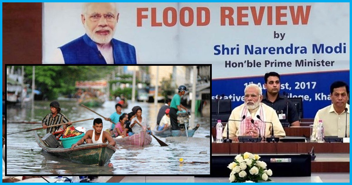 PM Modi Announces Rs 2,000 Crore Flood Relief For North-Eastern States; At Least 700 Dead Pan India