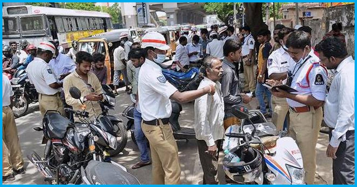 With New Traffic Laws In Place, 1,065 Cases Booked In Hyderabad Within Hours
