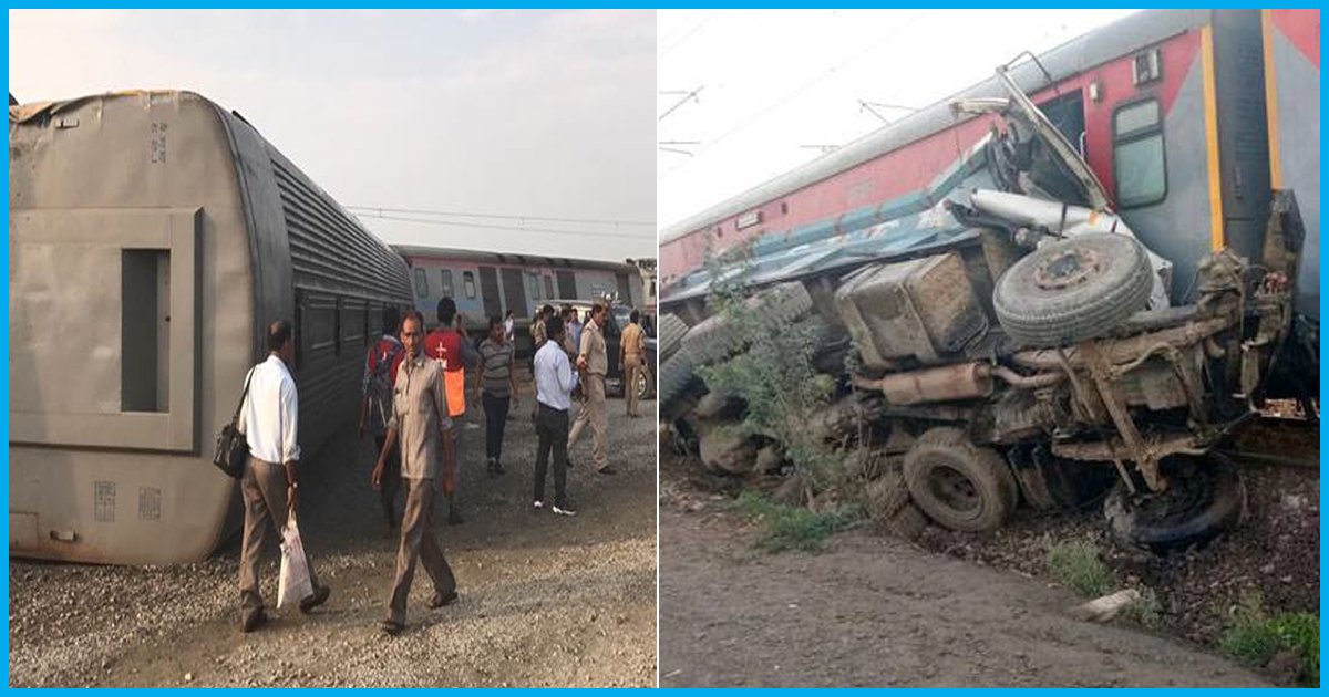 After Rail Ministrys Claim That Train Accidents Have Declined, Another Derailment In UP Injures 74