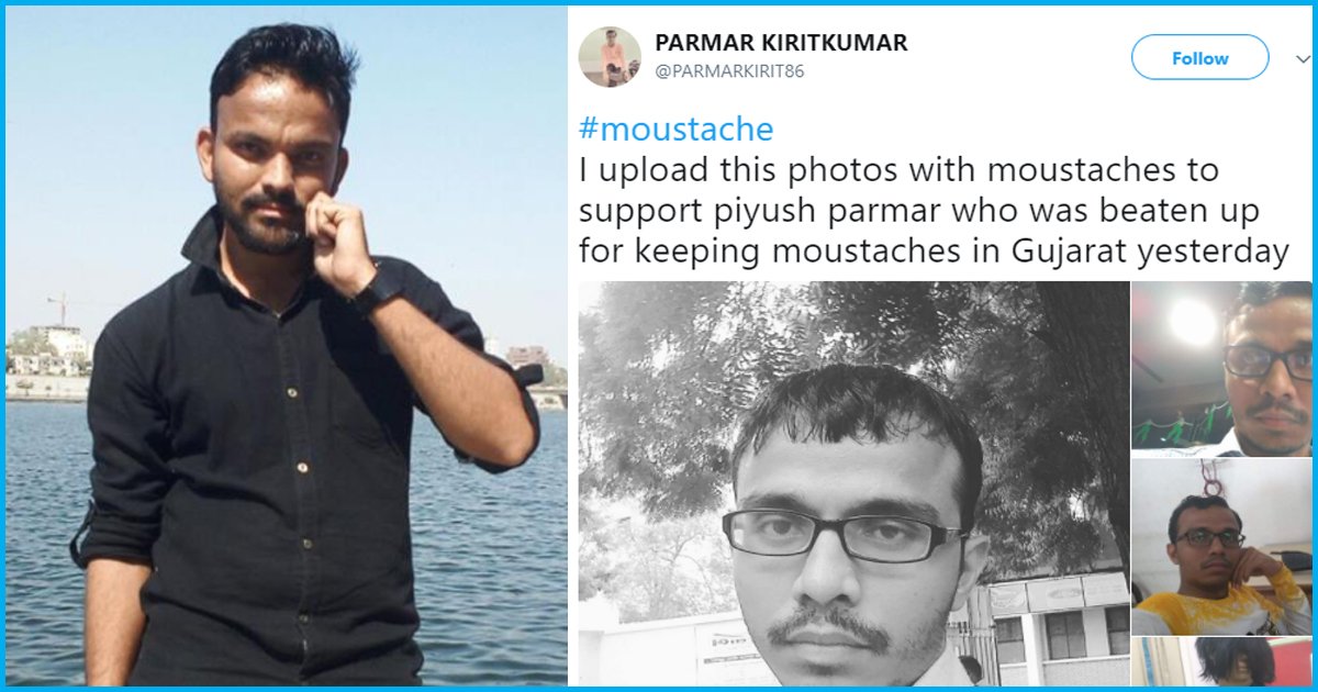 Gujarat: Men Post Selfies With Moustaches As A Sign Of Protest Against Assault On Two Dalits For ‘Sporting A Moustache’
