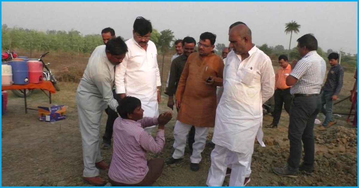 UP Minister Drives Over Farmers Crops To Save Time, Gave Rs. 4000 For Rs 35,000 Invested