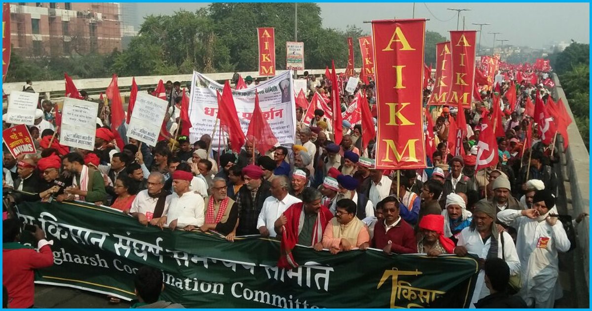 Thousands Of Farmers Gather In Delhi For Freedom From Debt