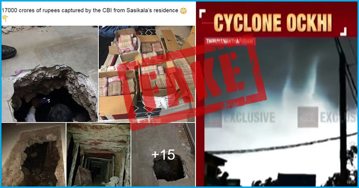 Fact Check: From Secret Tunnel Under Sasikalas House To ABP News Running Istanbul Hailstones Video As Cyclone Ockhi