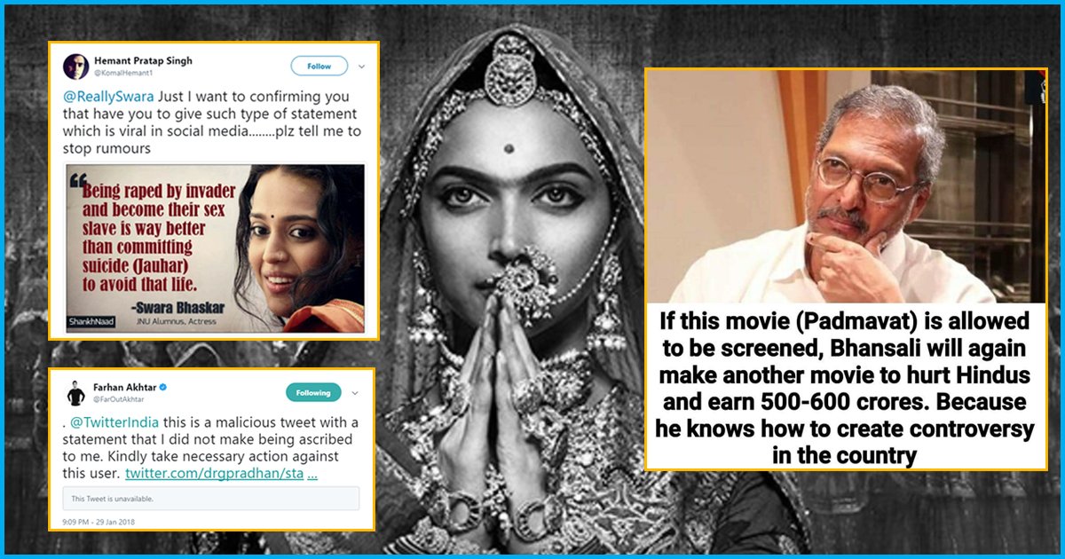Spreading Hatred In The Name Of Celebrities: Farhan Akhtar, Swara Bhaskar & Nana Patekar Targeted