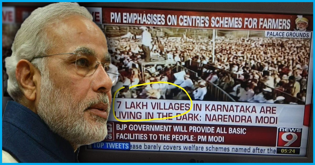 Fact Check: Did PM Modi Say Karnataka Has 7 Lakh Villages?