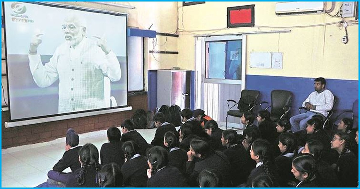 Dalit Students Allege Discrimination For Being Asked To Sit Outside School To Watch PM Modi’s Pariksha Par Charcha
