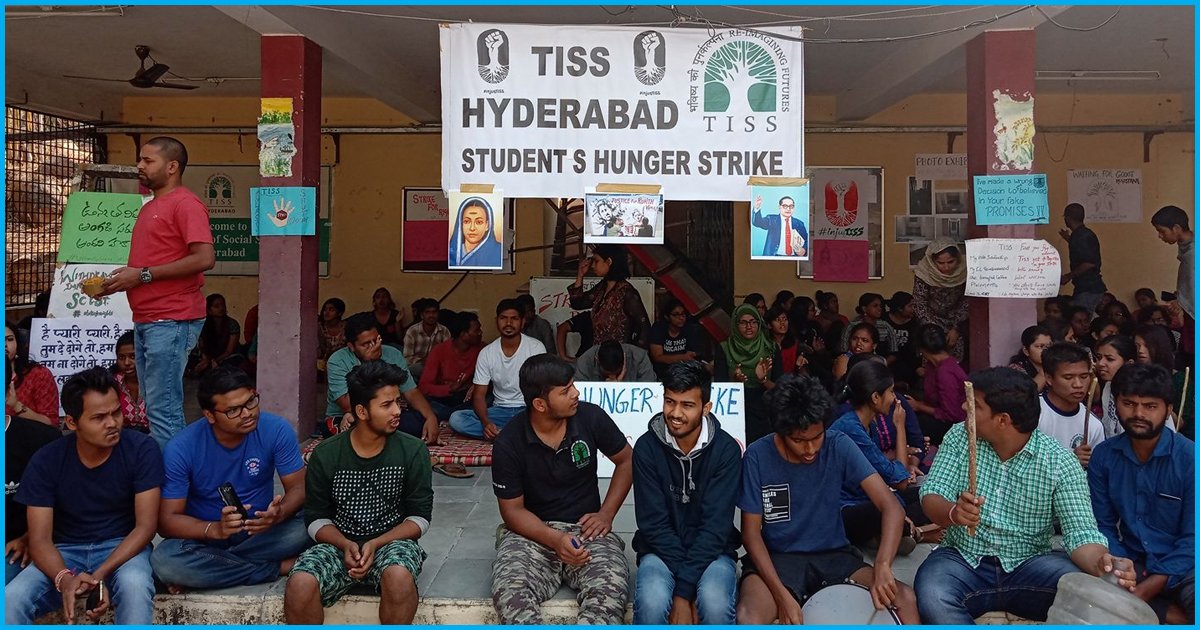 Six TISS Hyderabad Students On Indefinite Hunger Strike To Protest Withdrawal Of Fee Waiver