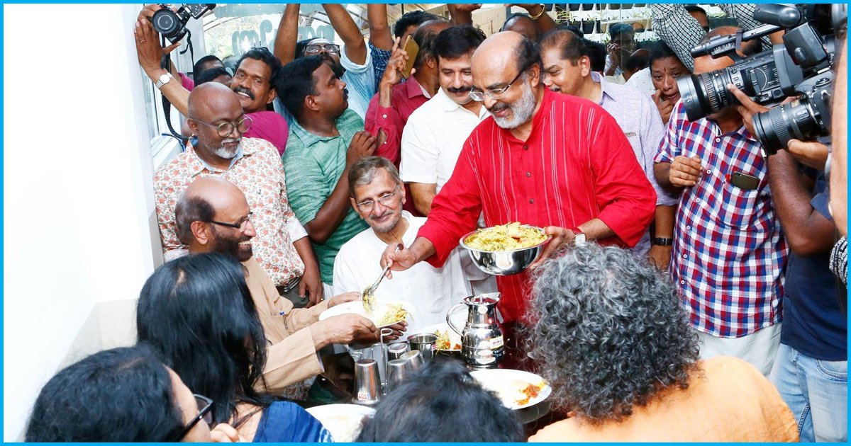 Free-Food Canteen With An Adjacent Organic Farm Opens In Kerala, State Finance Minister Serves Food On The First Day