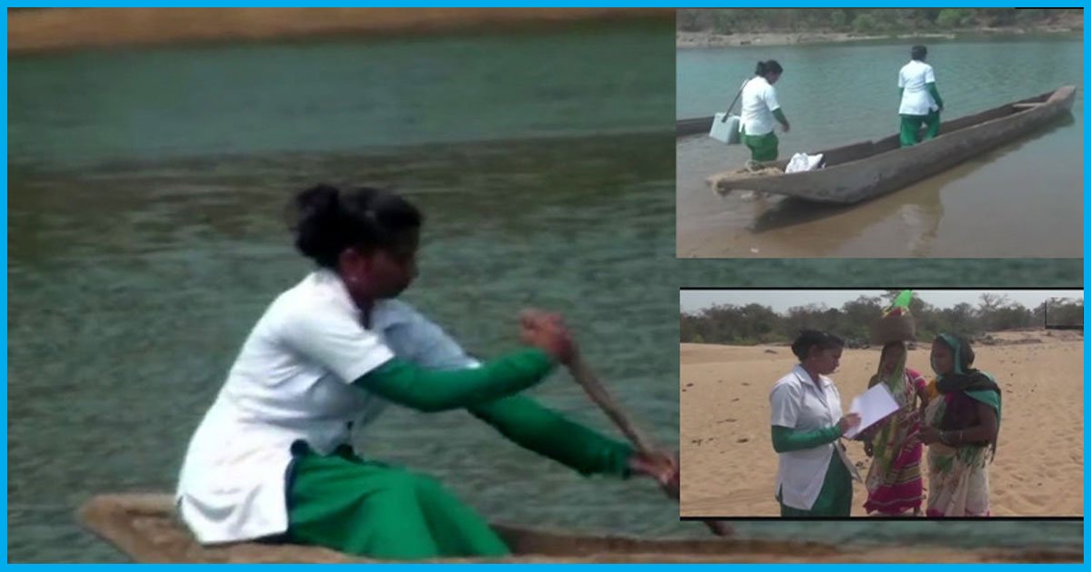 Chhattisgarh: From 7 Yrs, This Nurse Has Been Braving River Full Of Crocodiles To Treat Patients
