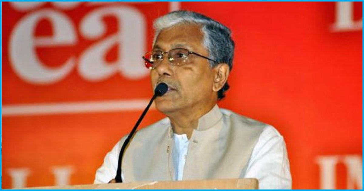 Manik Sarkar To Continue Living An Austere Life After Defeat, Moves To A Room In CPI(M) Office