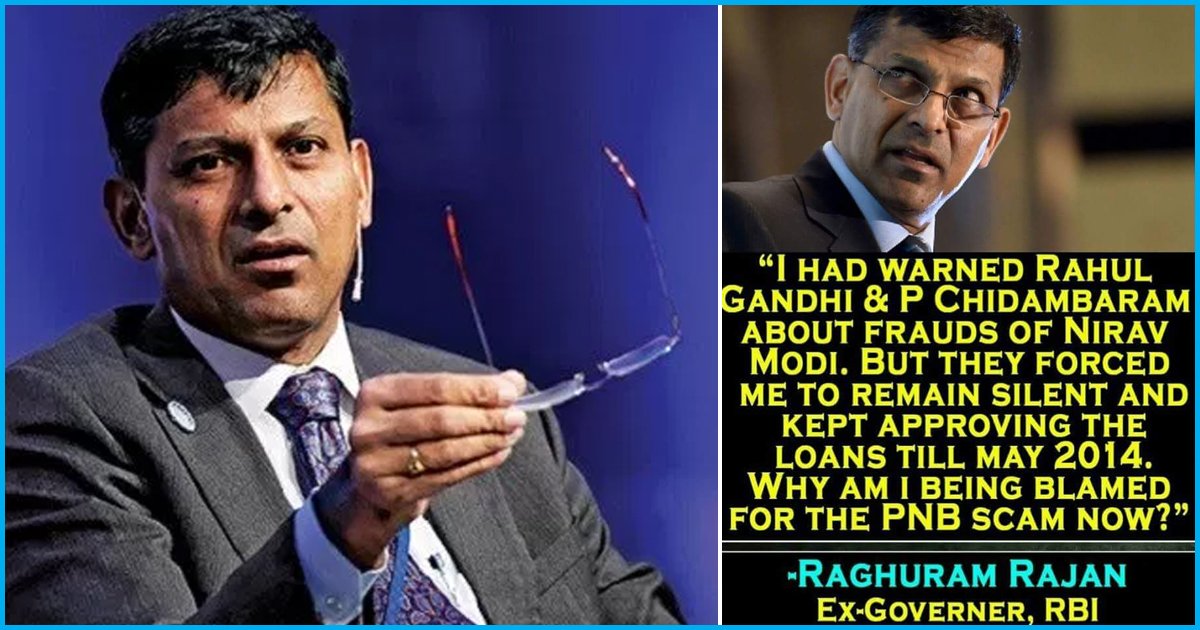 “Pure, Utter Rubbish,” Says Raghuram Rajan About Fake Quote On PNB Scam