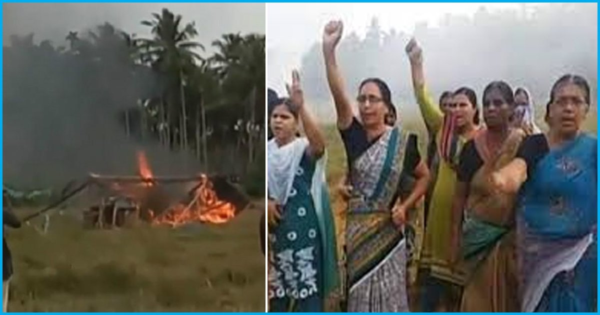 Kerala: Tents Of Farmers Protesting Against Land Acquisition Allegedly Set On Fire By CPM Workers