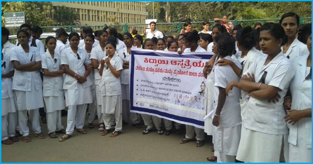 Karnataka: Nurses From Kidwai Hospital On Strike For A Week, Still No Respite In Sight