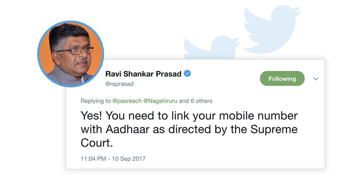 UIDAI Lied, IT Minister Lied; SC Never Ordered Linking Of Phone Number With Aadhaar