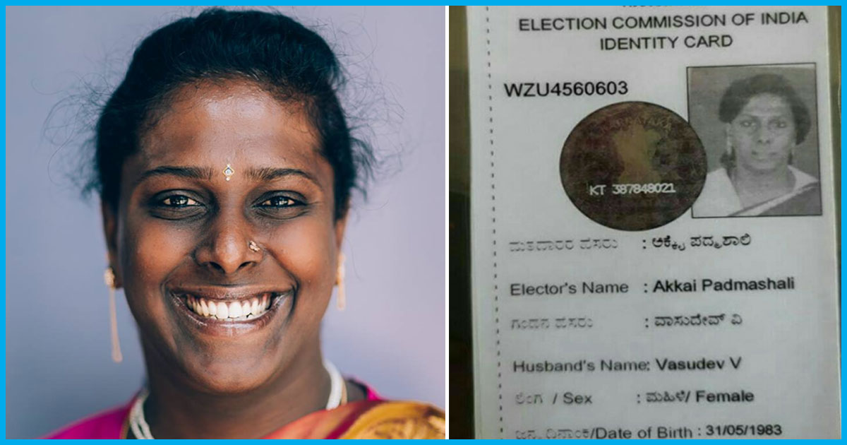 After Years Of Struggle, Transgender Activist Akkai Gets Voter Id At The Age Of 35