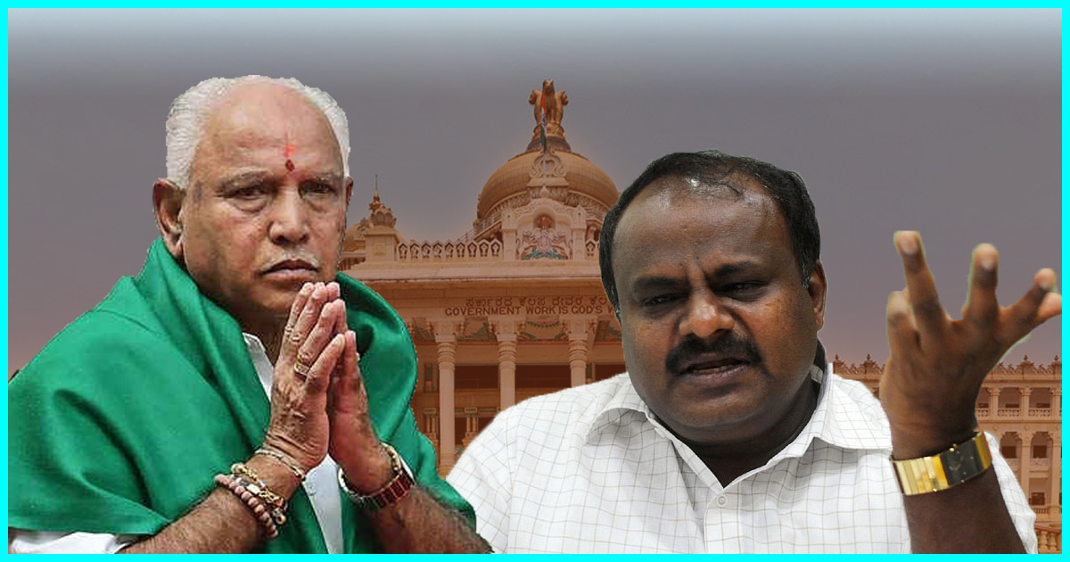 Yeddyurappa Resigns Before Trust Vote, Kumaraswamy To Take Oath As New CM On Monday