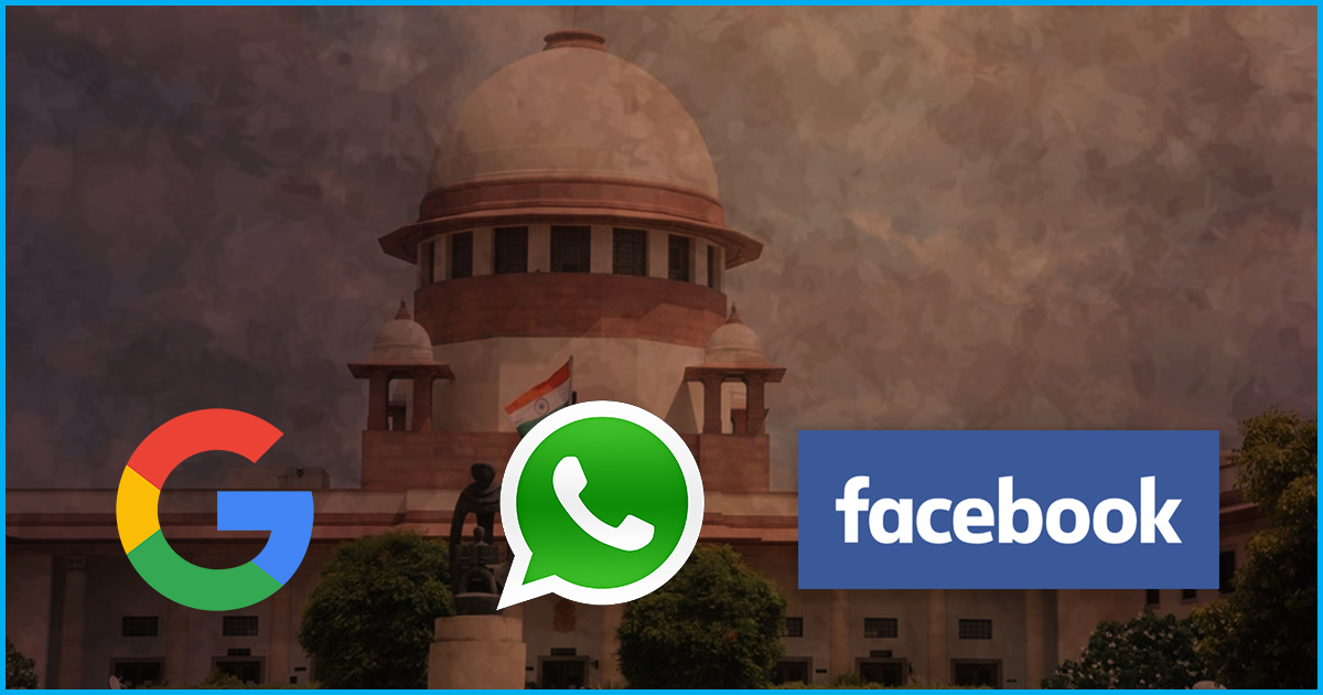 Supreme Court Imposes Rs 1 Lakh Fine On Google, Facebook, WhatsApp Over Handling Of Sexually Abusive Content