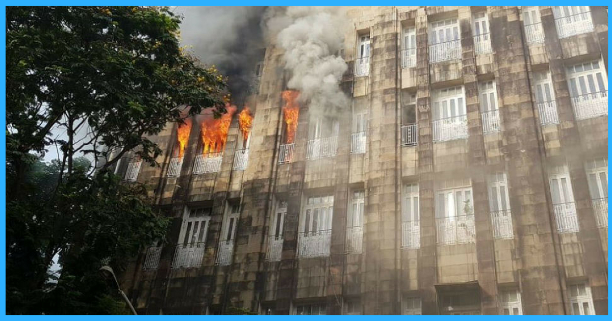 Fire In IT Office In Mumbai’s Scindia House, Sensitive Tax Evasion Documents Feared To Be Lost