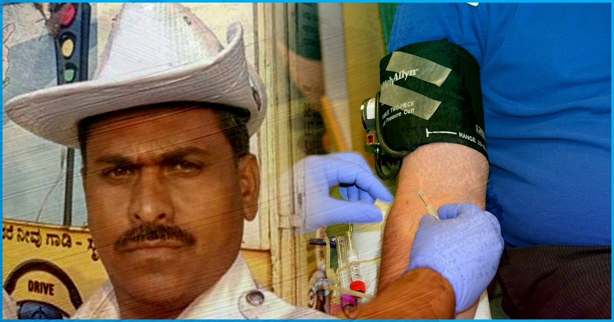 Bengaluru: Traffic Cop Donates Blood For Those Whom He Caught Violating Law