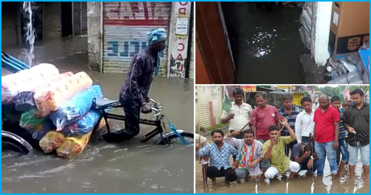 Gorakhpur Submerged After 8 Hours Of Rain, Citizens Tweet Images Of Waterlogged Roads Demanding Action