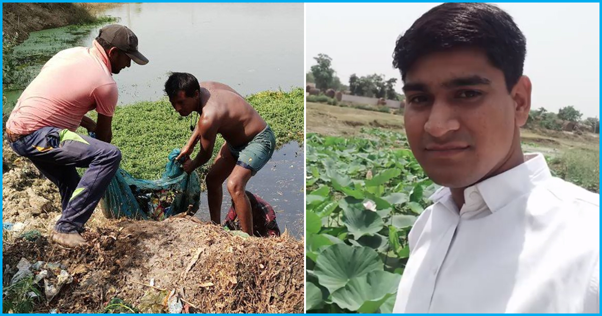 UP: With Pollution & Construction Killing Lakes, This 25-Yr-Old Has Revived A Dozen Of Them