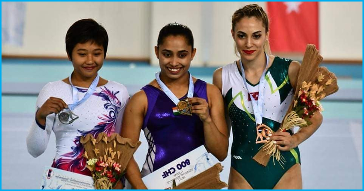 Dipa Karmakar Wins Gold At Gymnastics World Cup