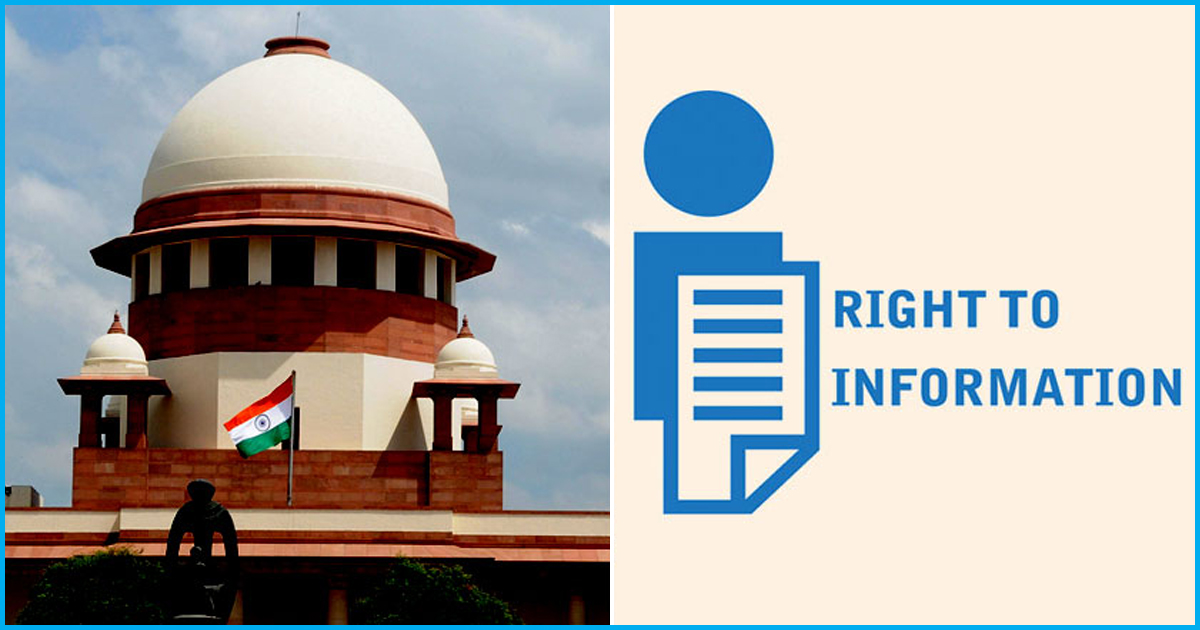 Supreme Court Judgments On Right To Information Act 2005: An Analysis By Former CIC Chairman