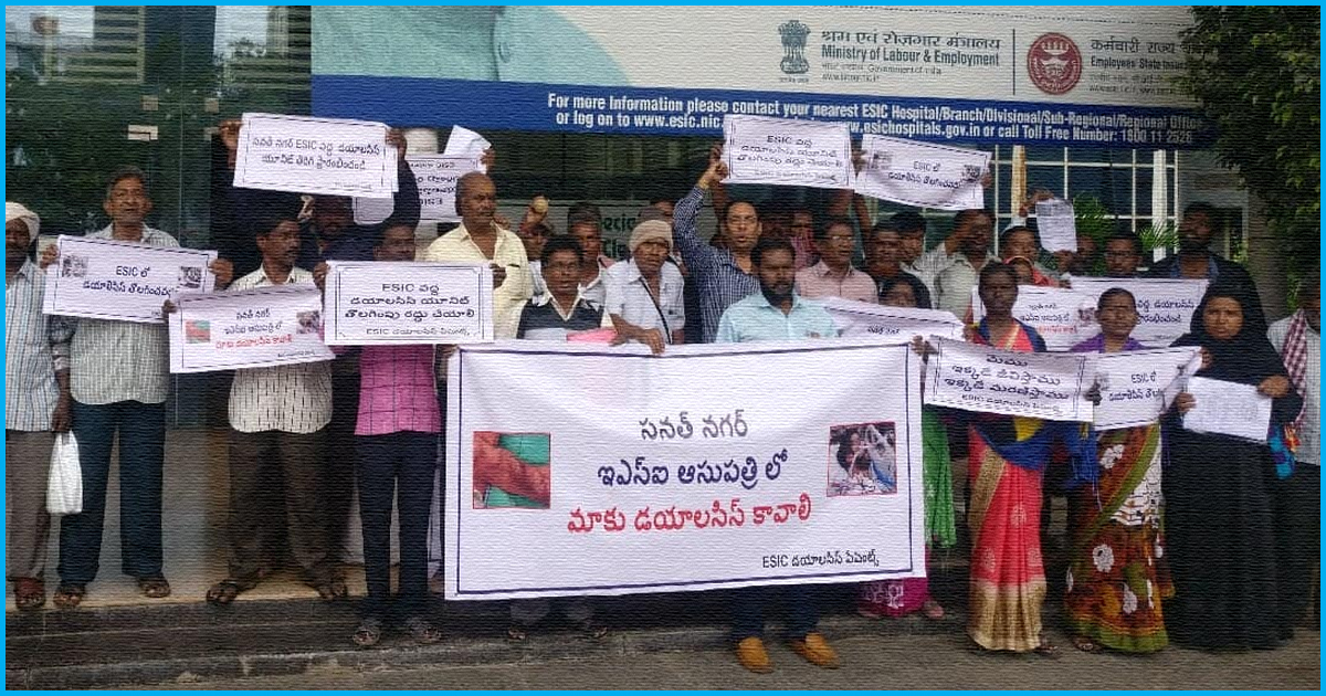 Hyderabad: 200 Patients Go On Hunger Strike After Dialysis Service Stopped In ESIC Hospital