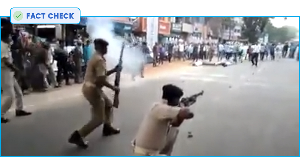 Fact Check: Video Of Jharkhand Police Mock Drill Shared As MP Police Firing At Farmers In Mandsaur