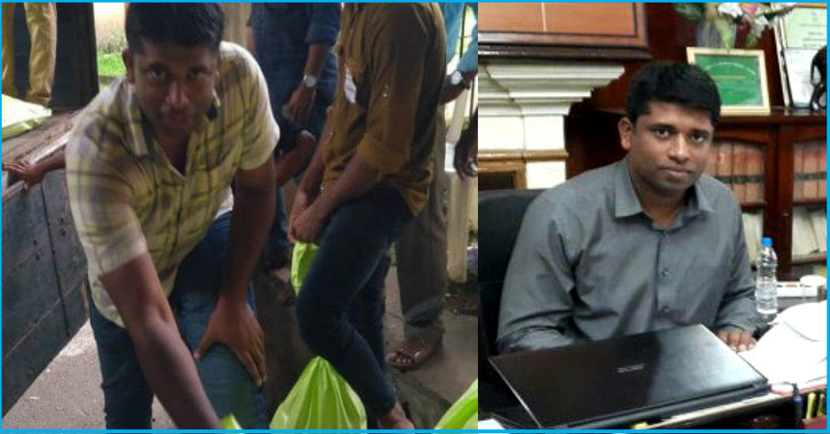 Without Revealing His Identity, This IAS Officer Volunteered For 8 Days In Kerala Flood Relief Camps