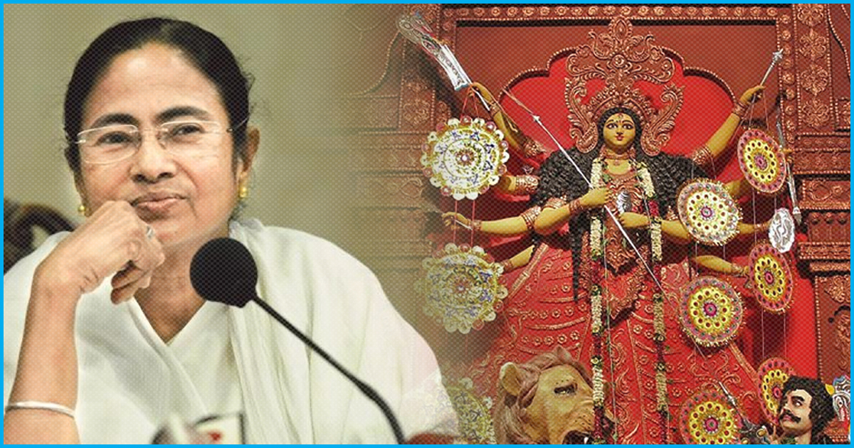 West Bengal CM Offers Rs 28 Crore As A “Gift” To 28,000 Durga Puja Committees