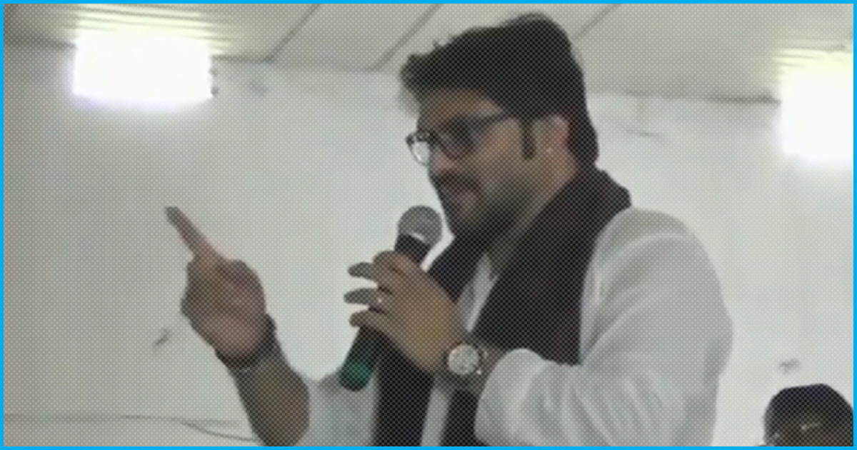 BJP MP Babul Supriyo Threatens To Break A Mans Leg At Event For Differently Abled; Later Says He Was Joking