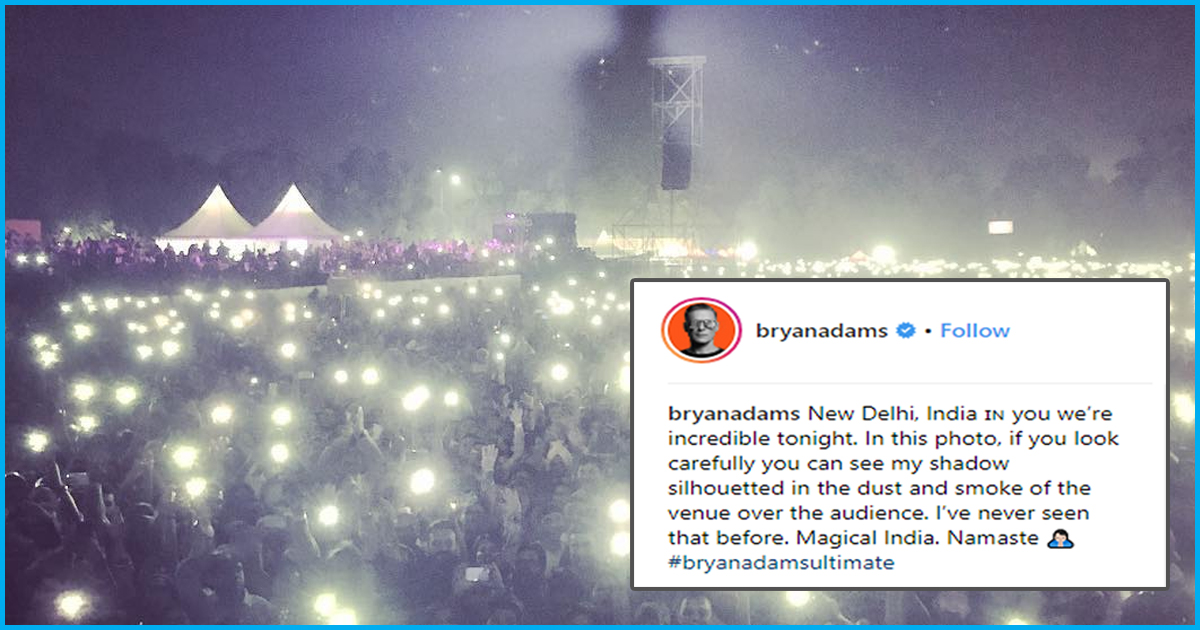 Shocked By Delhis Pollution, Bryan Adams Shares Photo Of His Dust & Smoke Silhouette